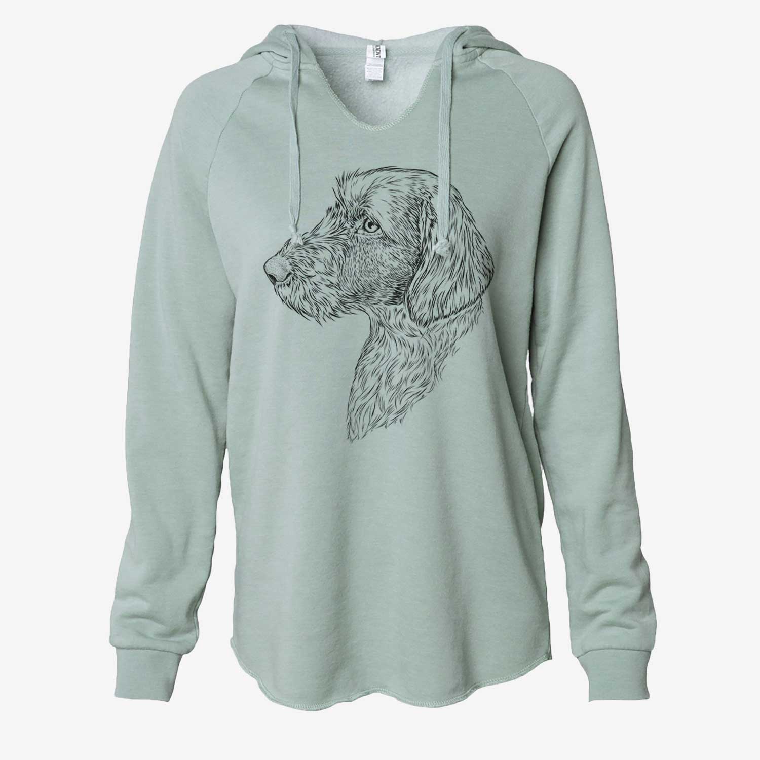 Profile Wirehaired Vizsla - Cali Wave Hooded Sweatshirt