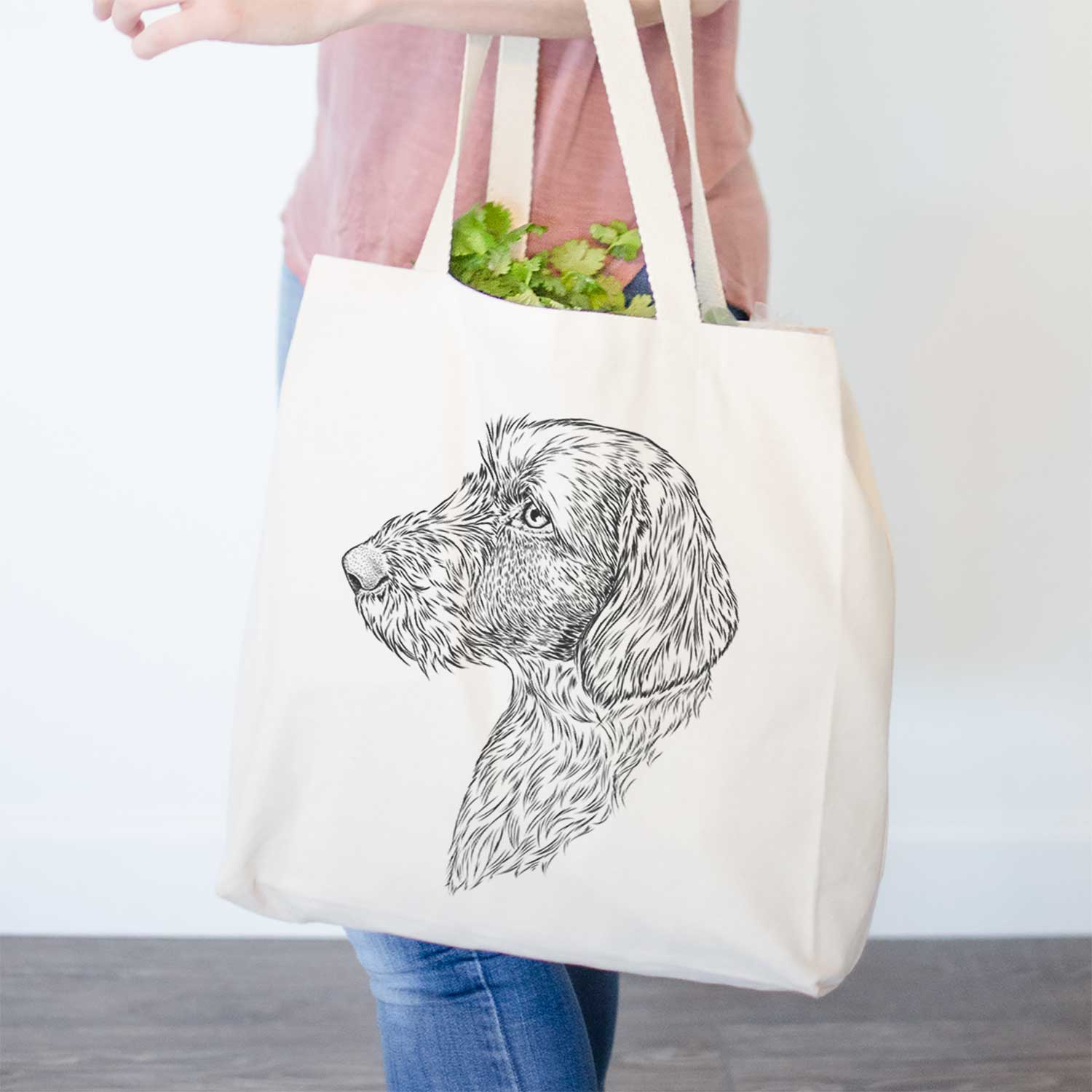 Profile Wirehaired Vizsla - Tote Bag