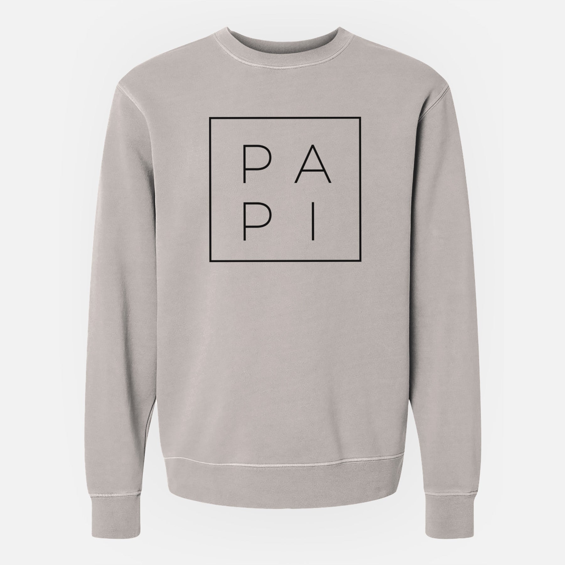 Papi Boxed - Unisex Pigment Dyed Crew Sweatshirt