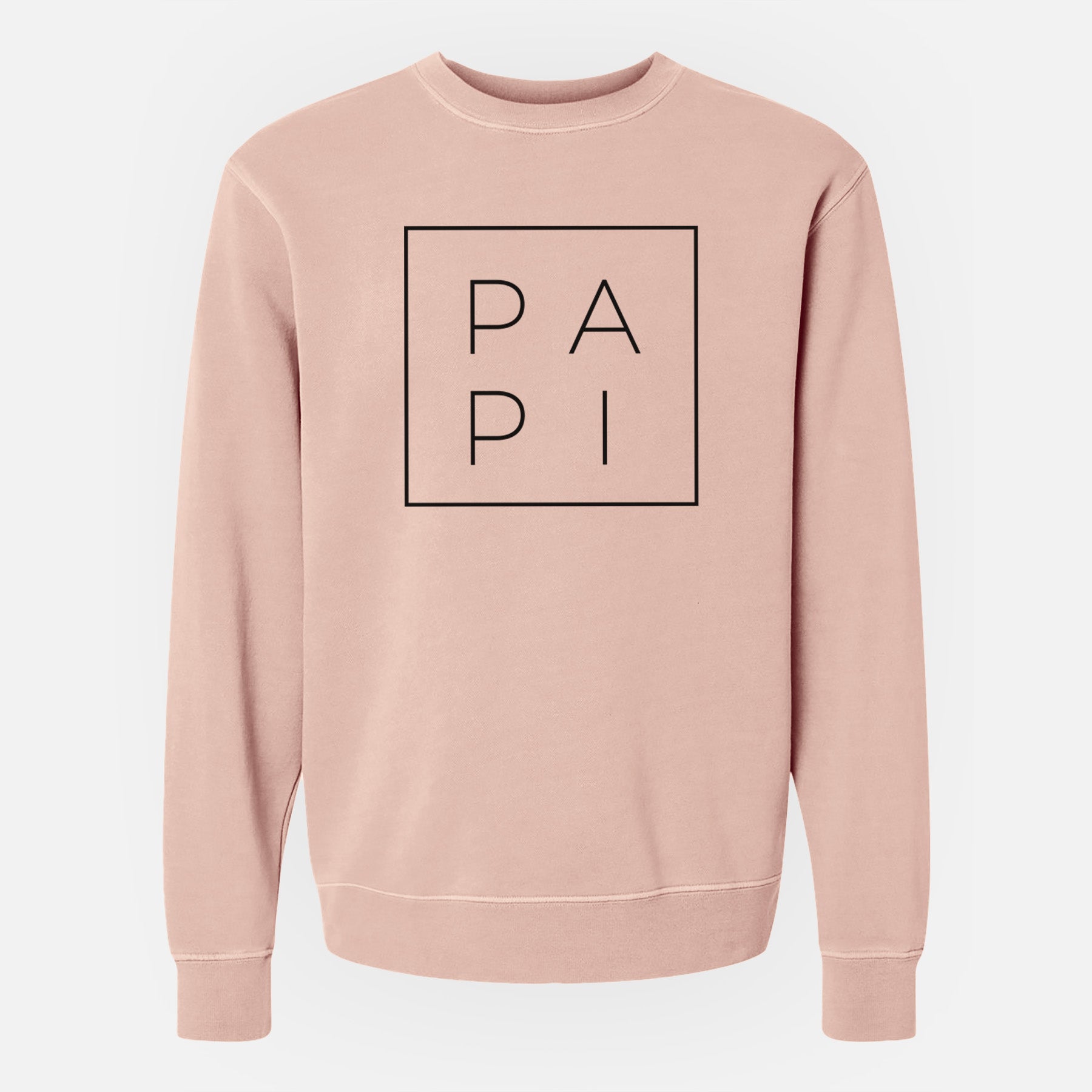 Papi Boxed - Unisex Pigment Dyed Crew Sweatshirt