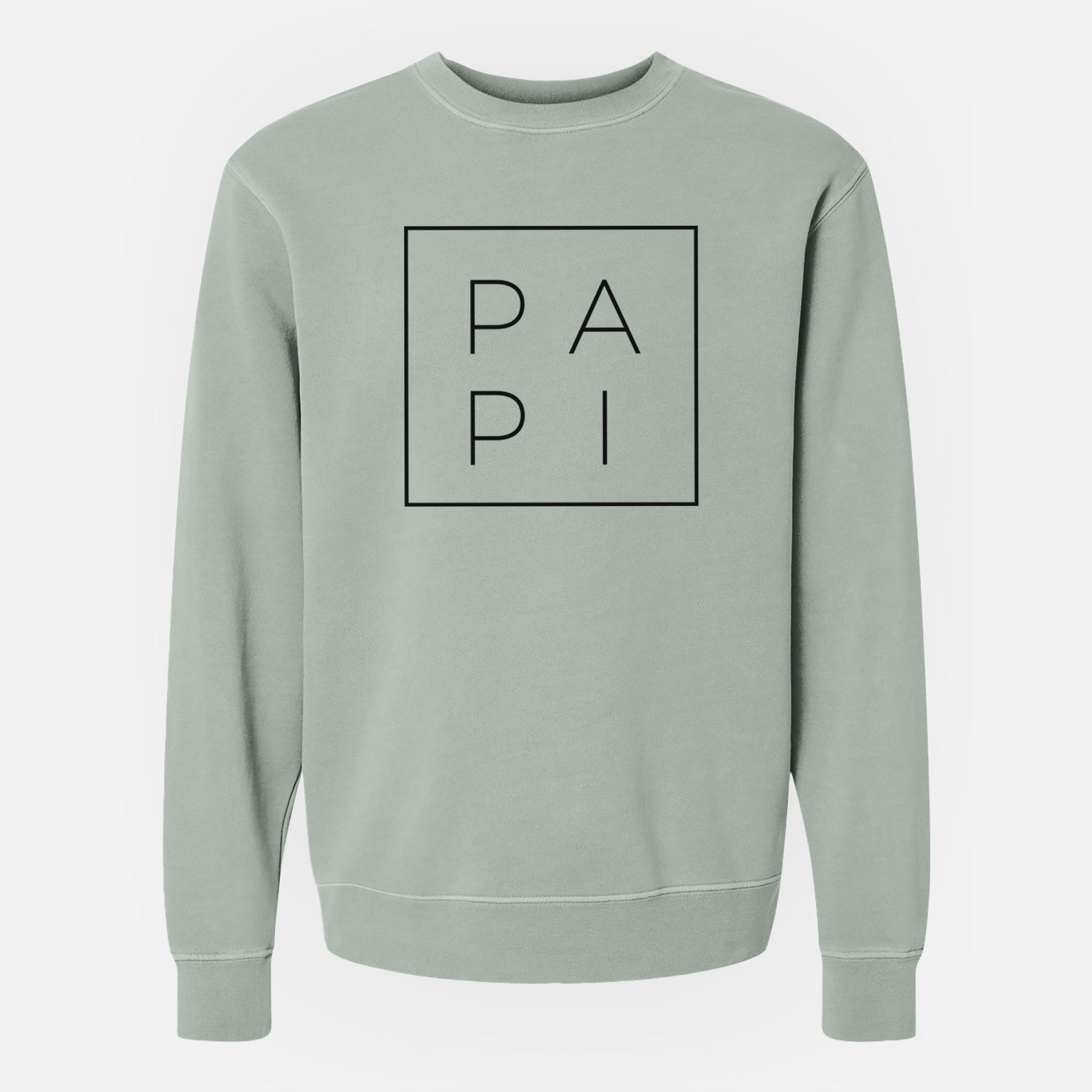 Papi Boxed - Unisex Pigment Dyed Crew Sweatshirt