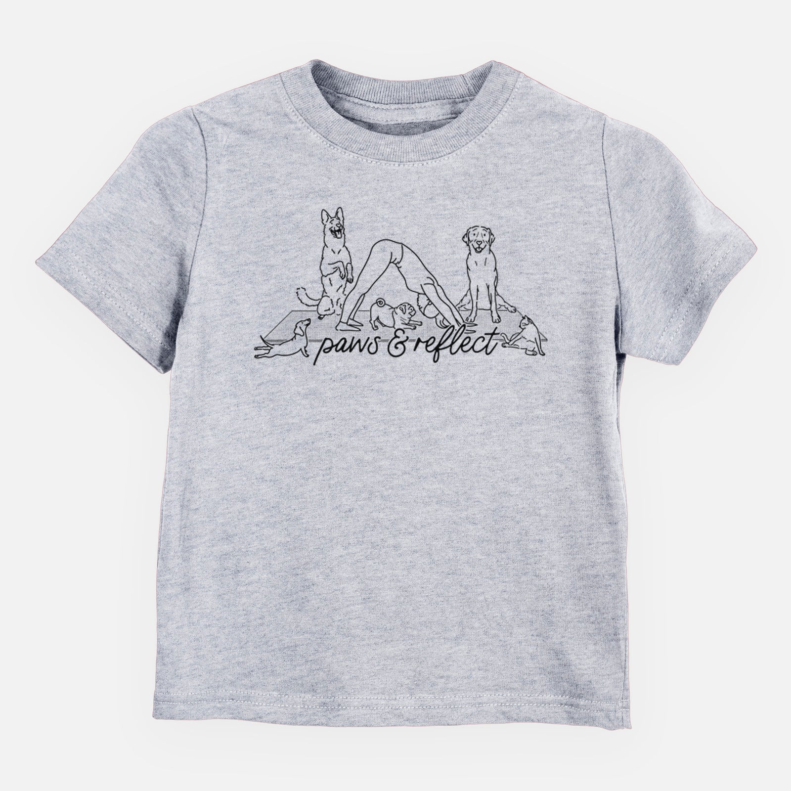 Paws and Reflect - Yoga with Dogs - Kids/Youth/Toddler Shirt