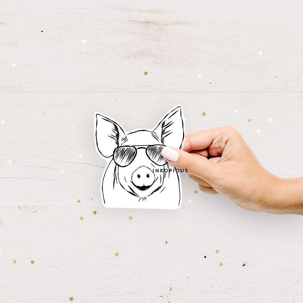 Perry the Pig - Decal Sticker