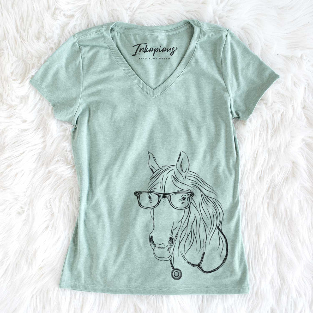 Aria the Horse - Women's V-neck Shirt