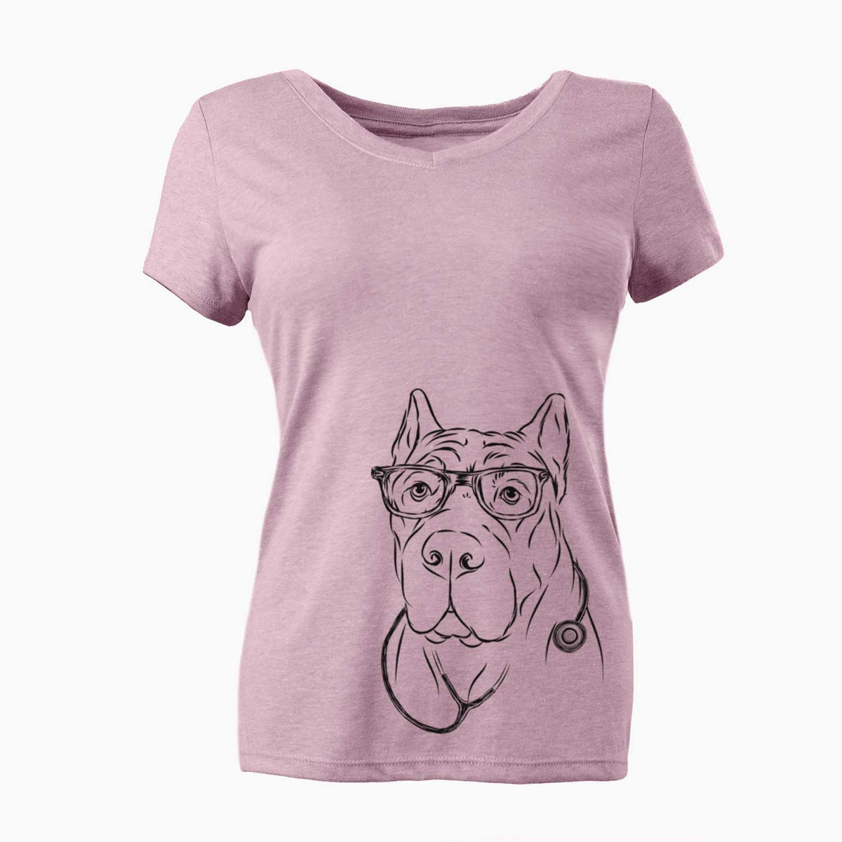 Bearson the Cane Corso - Women's V-neck Shirt