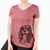 Elizabeth the Cavalier King Charles Spaniel - Women's V-neck Shirt