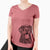 Gwen the Labrador Retriever - Women's V-neck Shirt