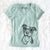 Jax the American Pitbull Terrier Mix - Women's V-neck Shirt