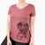 Remi the German Shorthaired Pointer - Women's V-neck Shirt