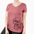 Rocky the Teacup Poodle - Women's V-neck Shirt