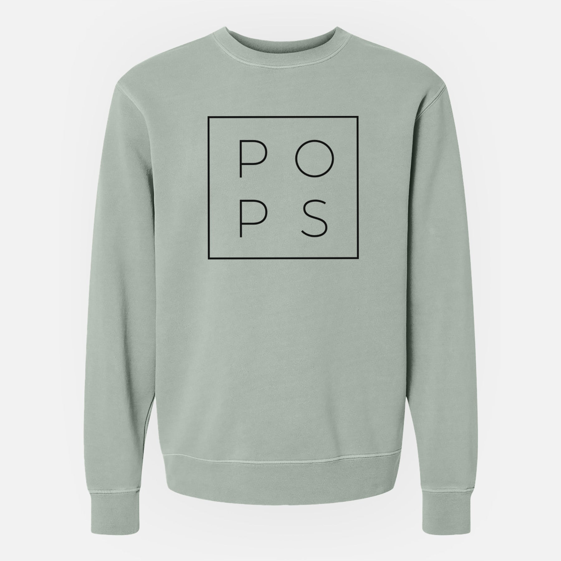 Pops Boxed - Unisex Pigment Dyed Crew Sweatshirt