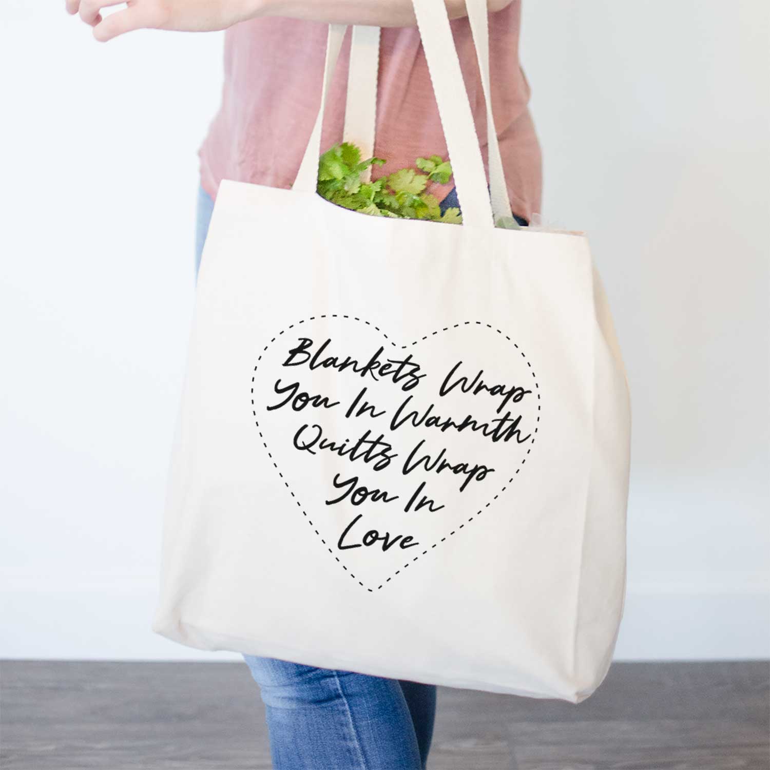 Quilts Wrap You In Love- Tote Bag