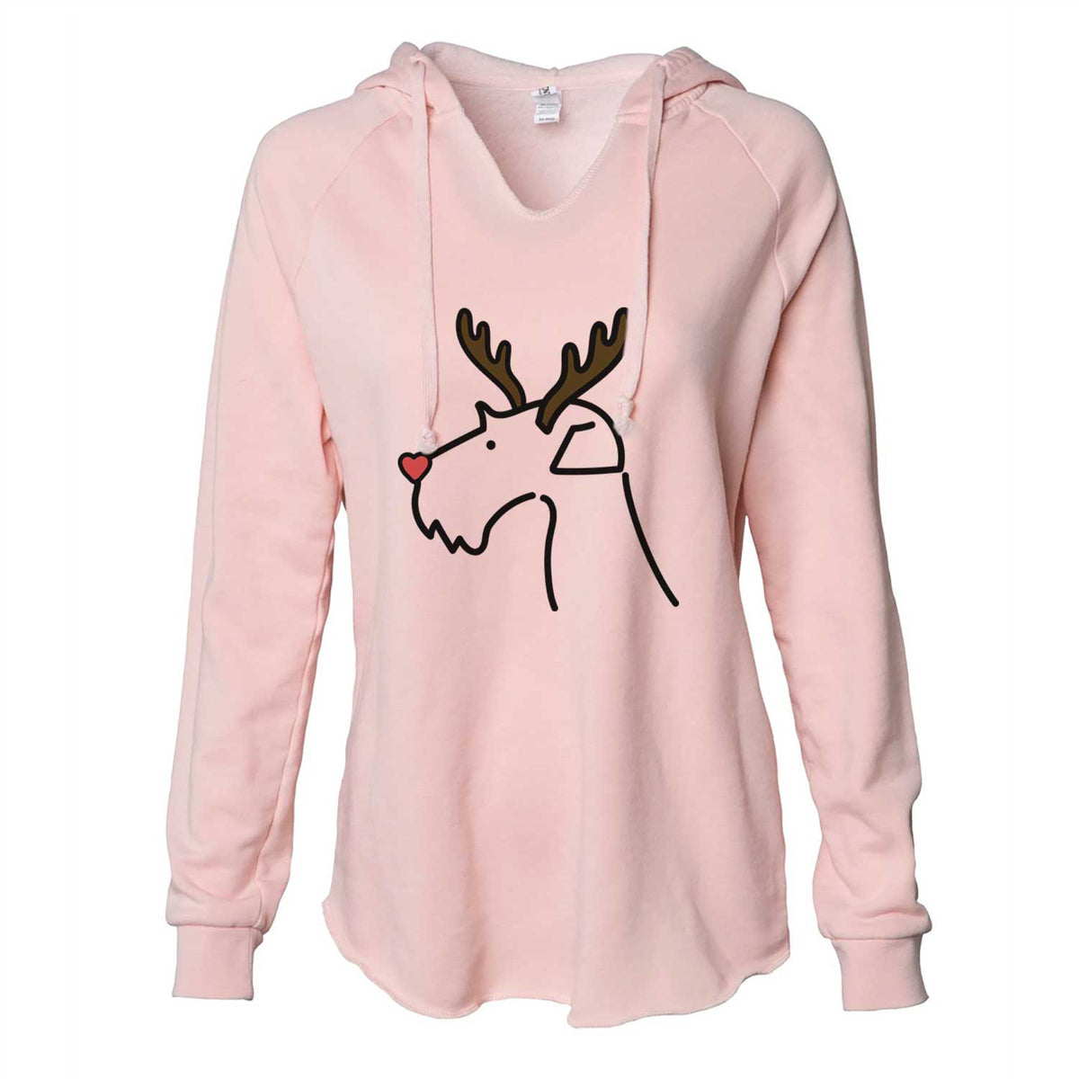 Red Nose Airedale Terrier - Cali Wave Hooded Sweatshirt