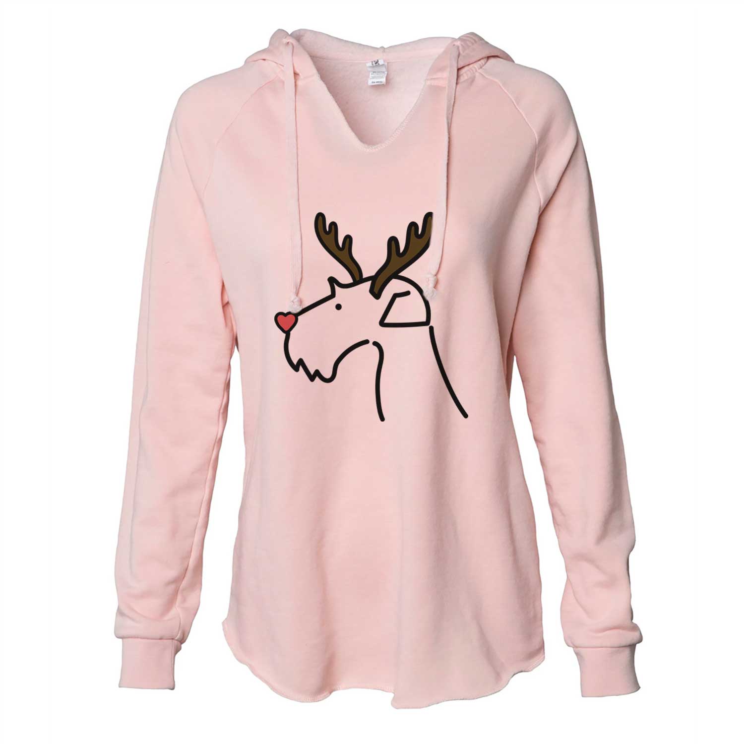 Red Nose Airedale Terrier - Cali Wave Hooded Sweatshirt