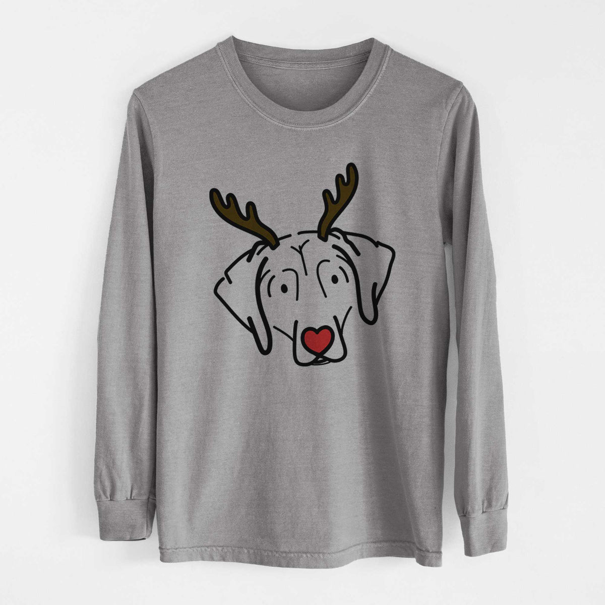 Red Nose Beagle - Aly - Heavyweight 100% Cotton Long Sleeve