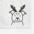 Red Nose American Staffordshire Terrier - Decorative Hand Towel