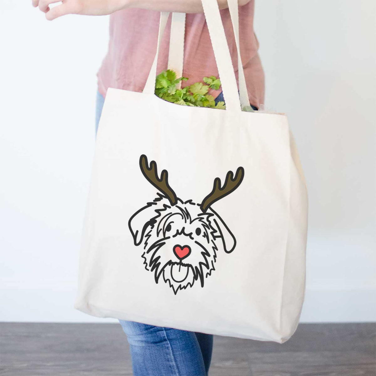 Red Nose Scottish Terrier Border Collie Mix - Amal - Tote Bag