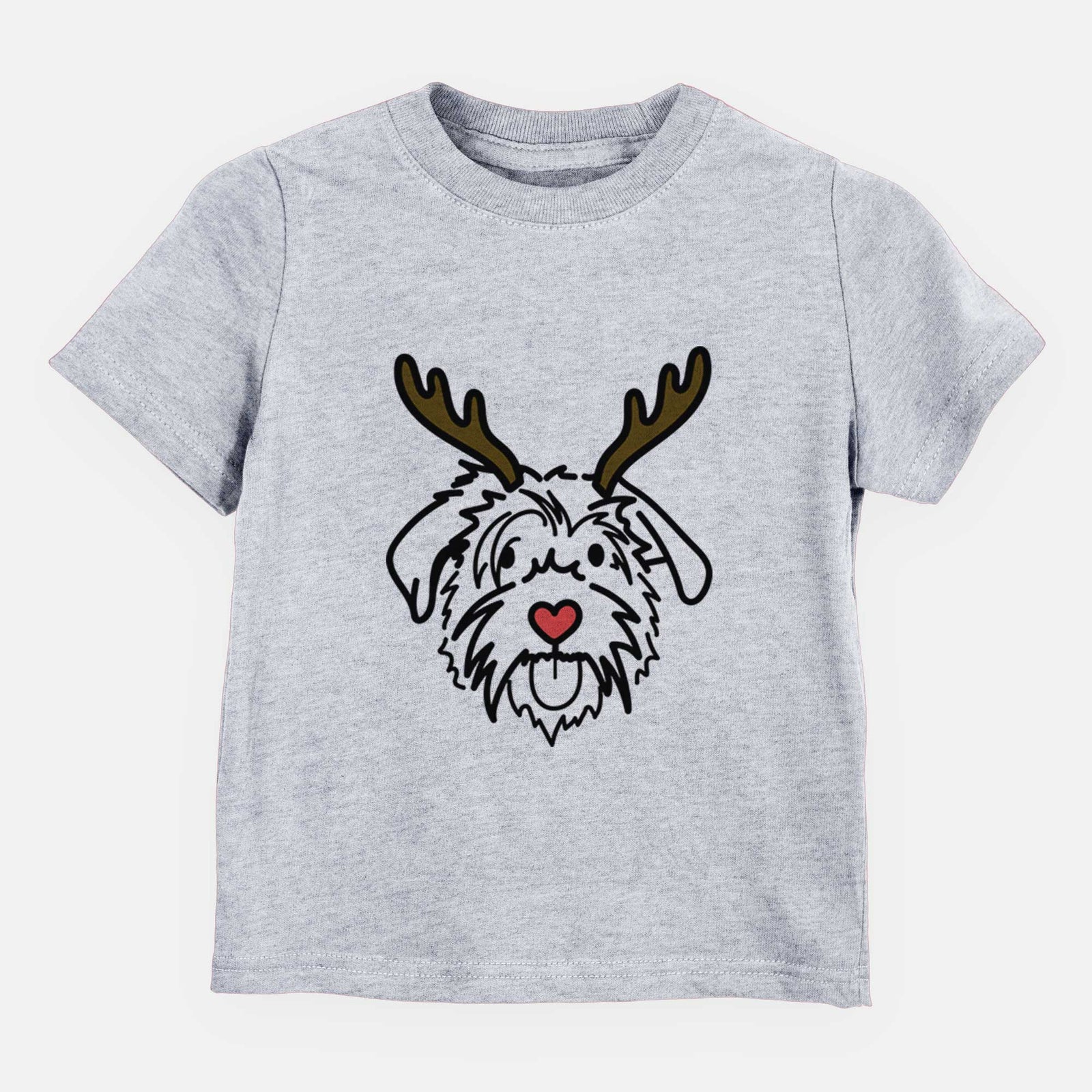 Red Nose Scottish Terrier Border Collie Mix - Amal - Kids/Youth/Toddler Shirt