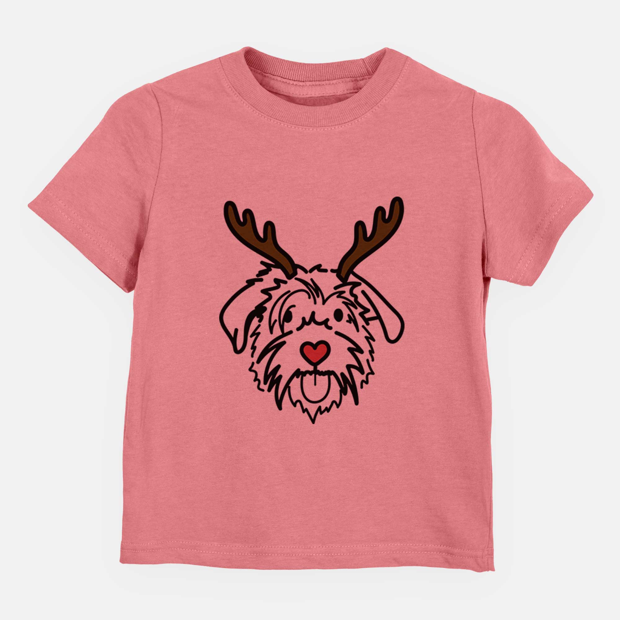 Red Nose Scottish Terrier Border Collie Mix - Amal - Kids/Youth/Toddler Shirt