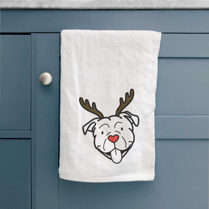 Red Nose American Bulldog - Hand Towel