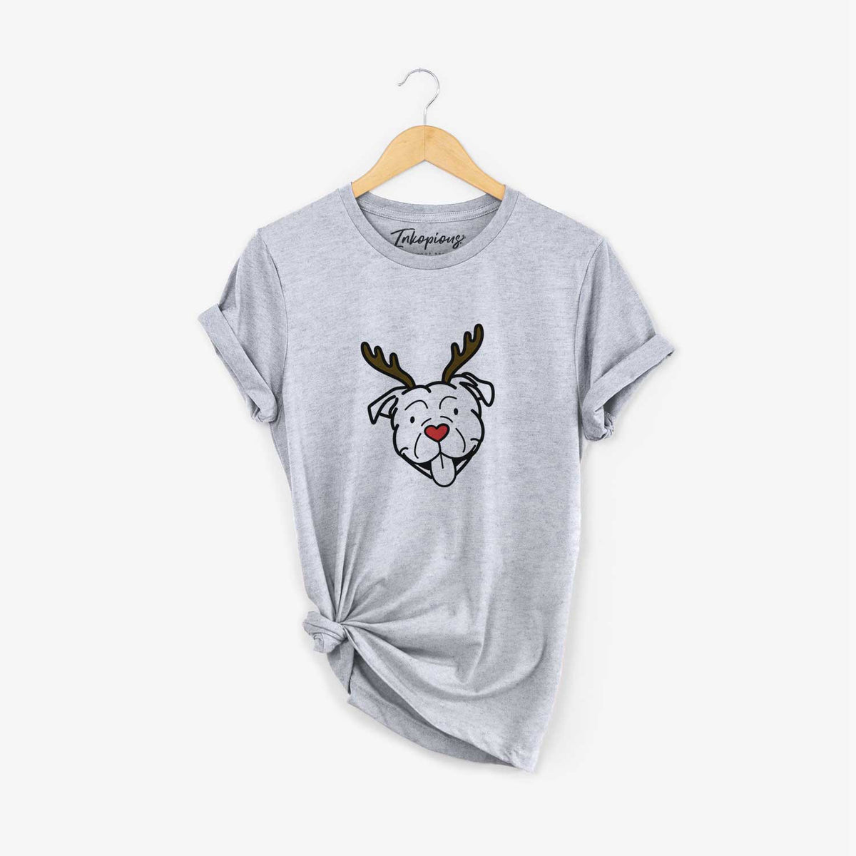Red Nose American Bulldog - Unisex Crewneck