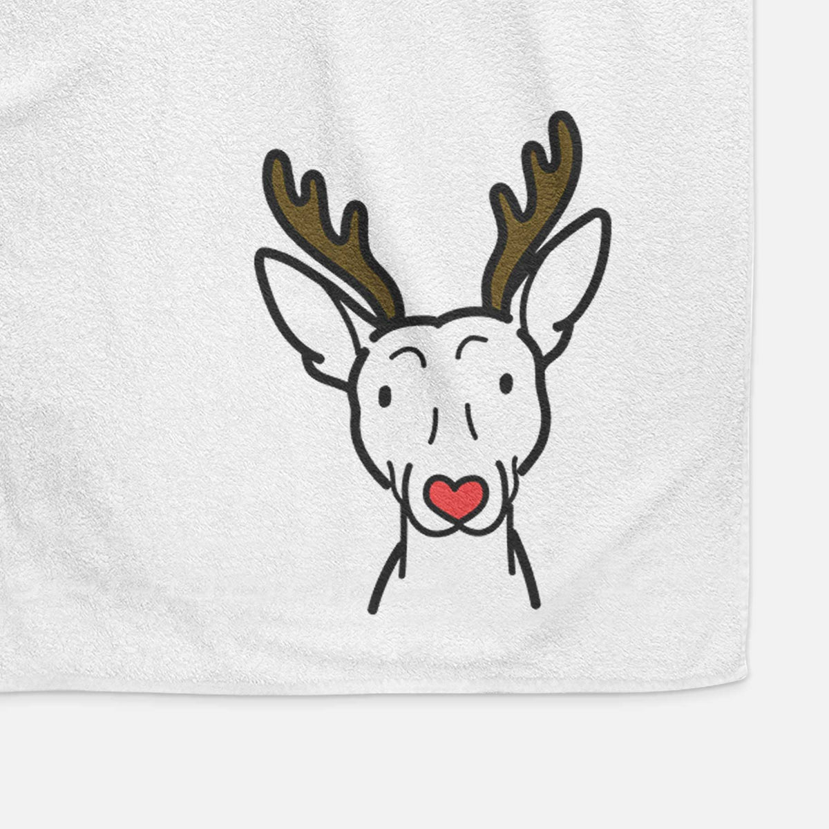 Red Nose American Hairless Terrier - Decorative Hand Towel