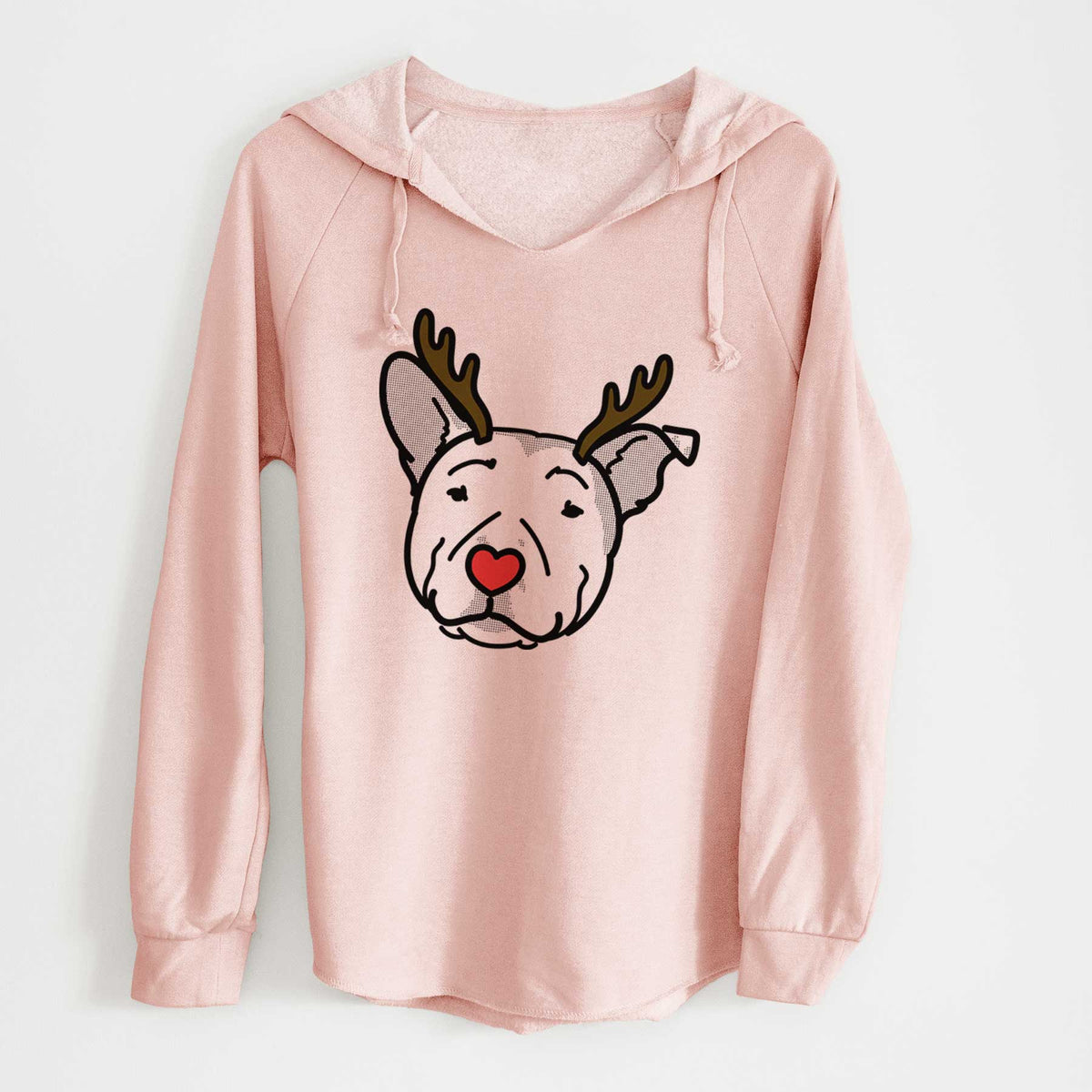 Red Nose Pitbull - Archer - Cali Wave Hooded Sweatshirt