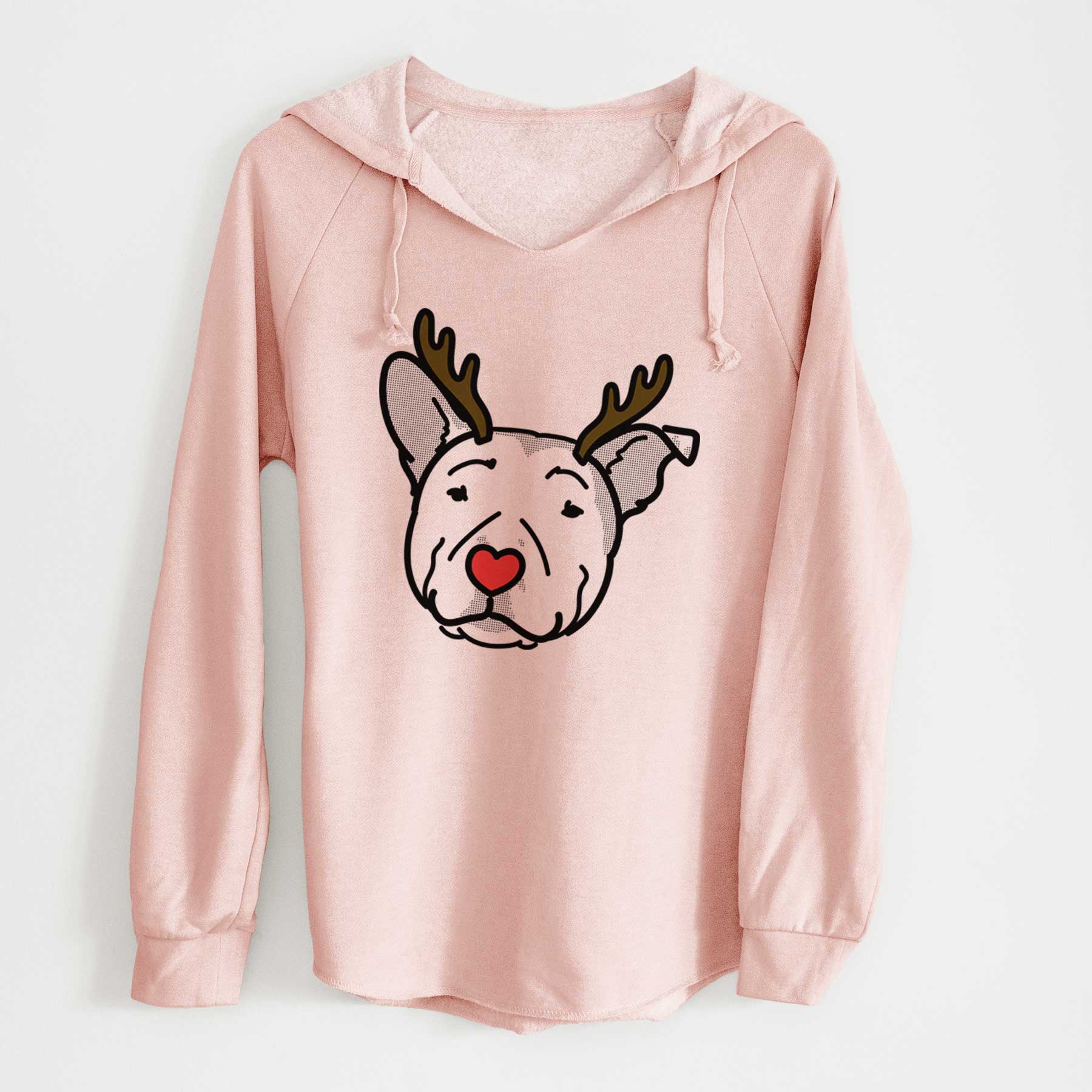 Red Nose Pitbull - Archer - Cali Wave Hooded Sweatshirt