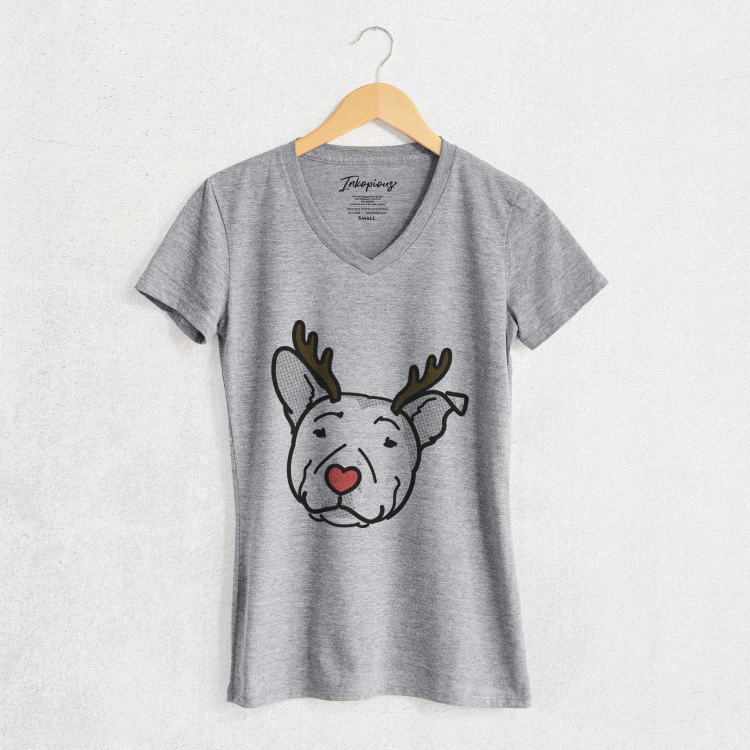 Red Nose Pitbull - Archer - Women's V-neck Shirt