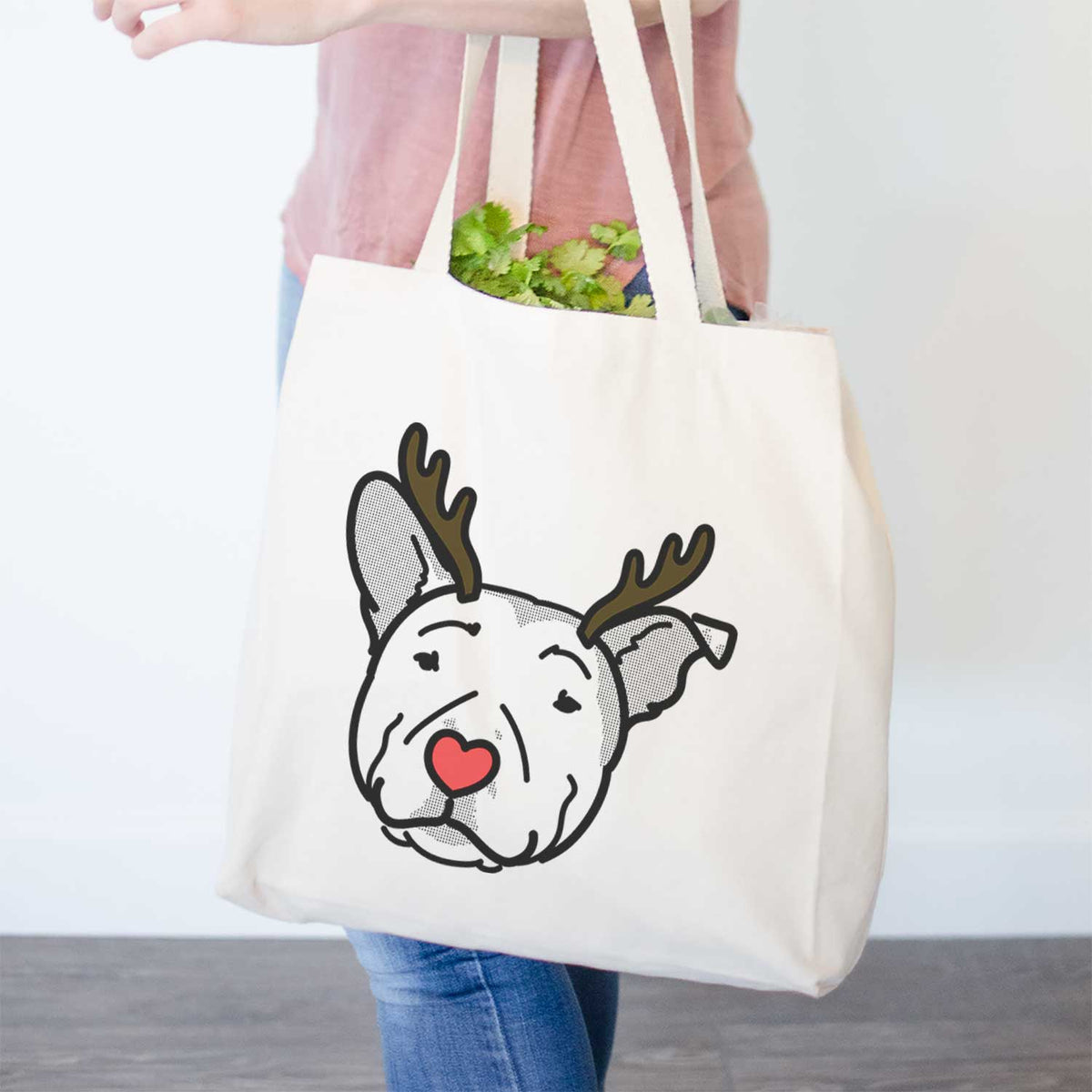 Red Nose Pitbull - Archer - Tote Bag