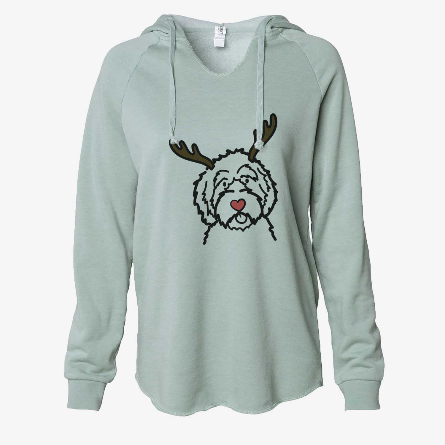 Red Nose Aussiedoodle - Cali Wave Hooded Sweatshirt