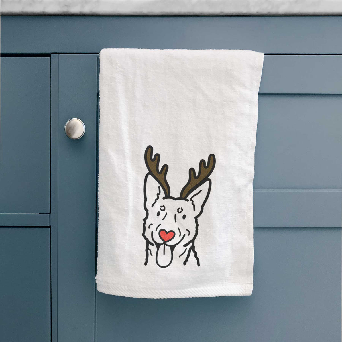 Red Nose Australian Cattle Dog - Decorative Hand Towel