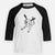 Red Nose Beagle - Bagel - Youth 3/4 Long Sleeve