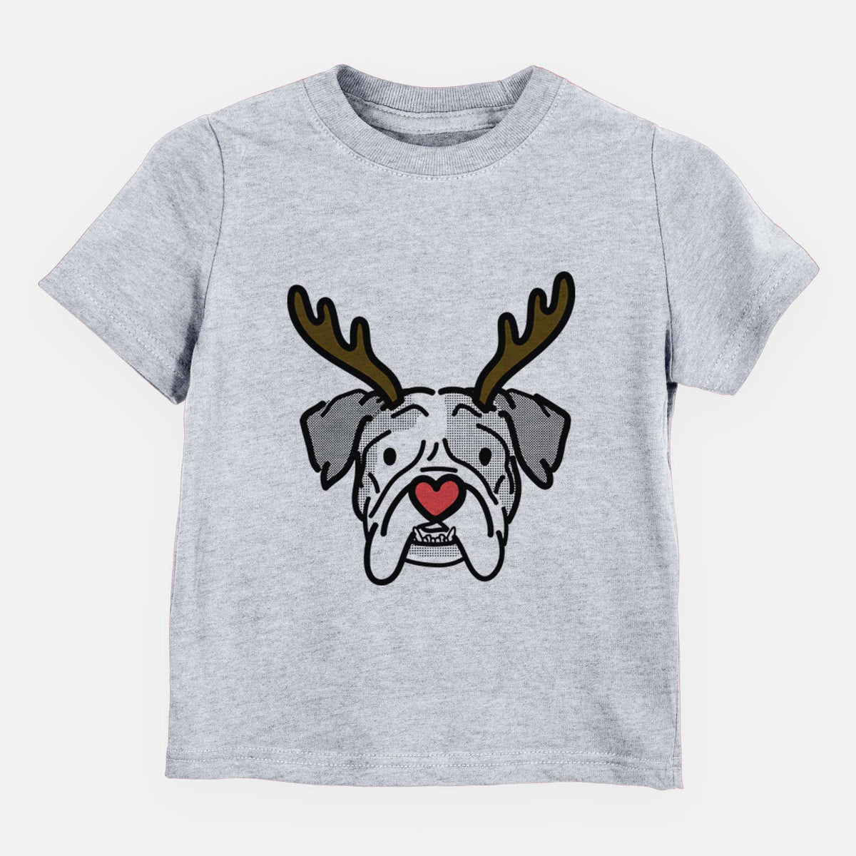 Red Nose English Bulldog - Bailey - Kids/Youth/Toddler Shirt