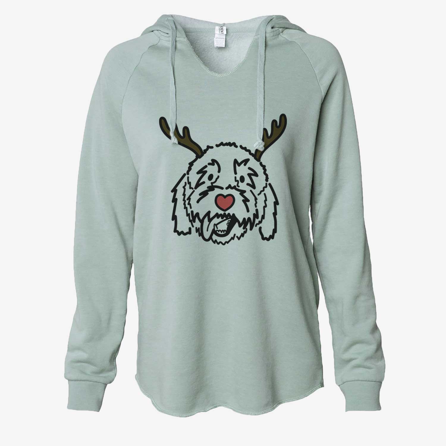 Red Nose Goldendoodle - Barry - Cali Wave Hooded Sweatshirt