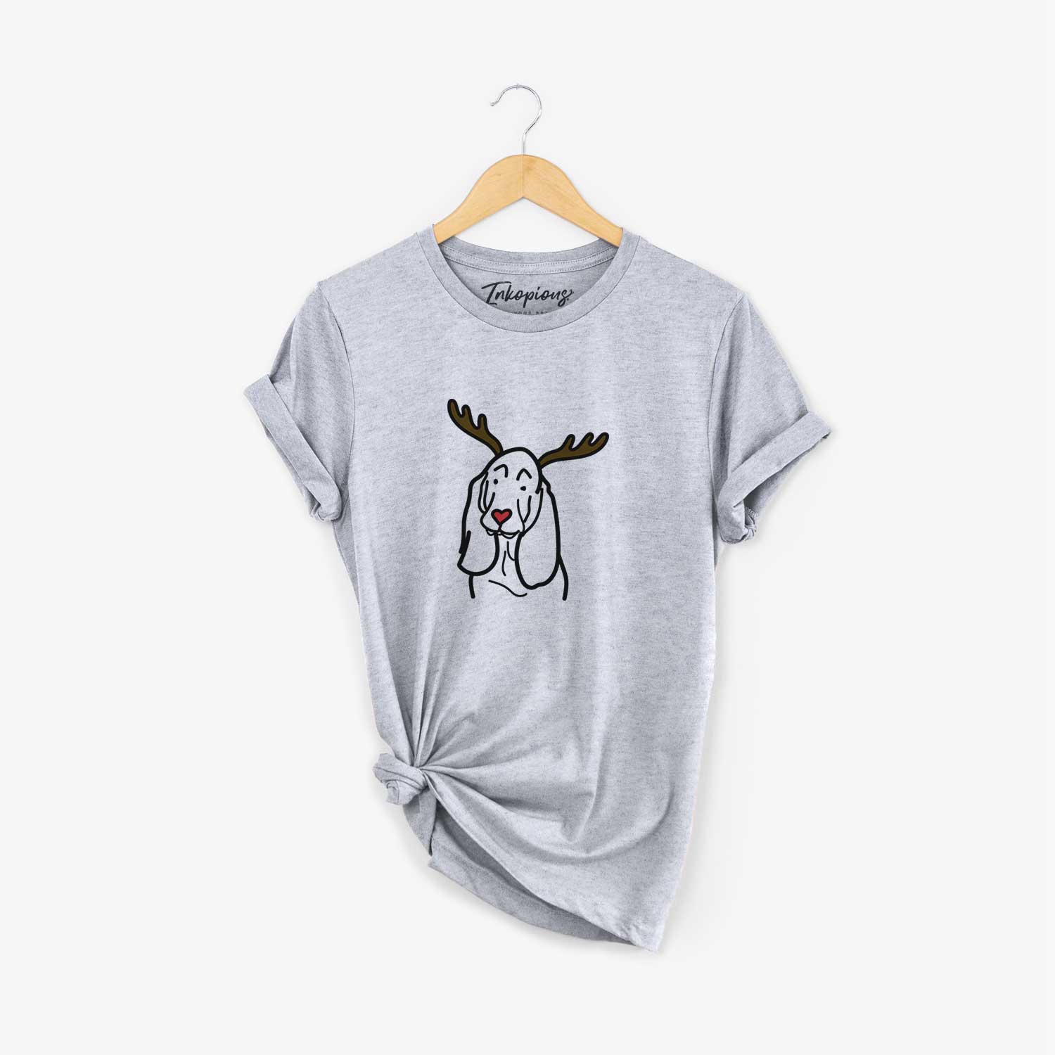 Red Nose Basset Hound - Unisex Crewneck