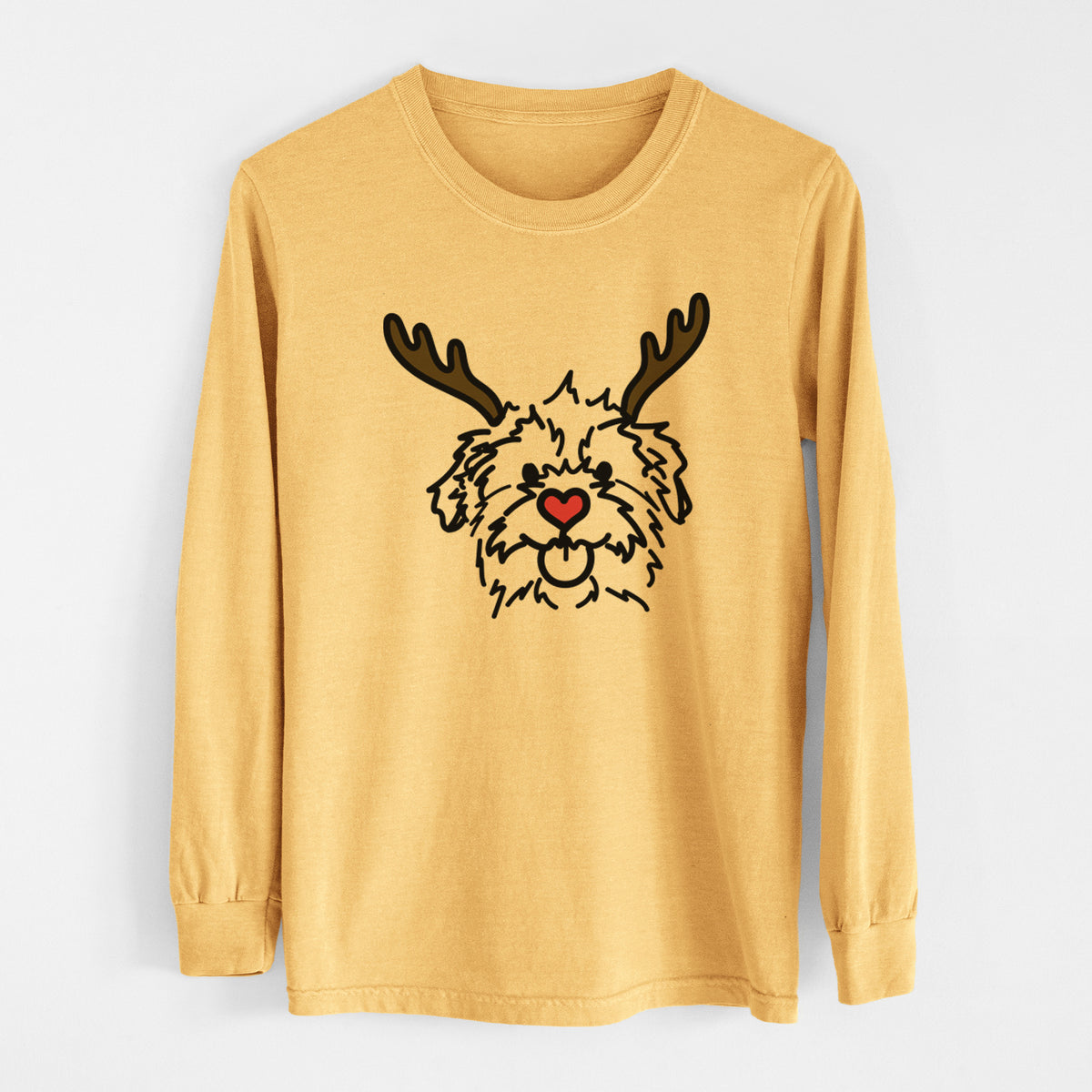 Red Nose Mixed Breed - Bea - Heavyweight 100% Cotton Long Sleeve