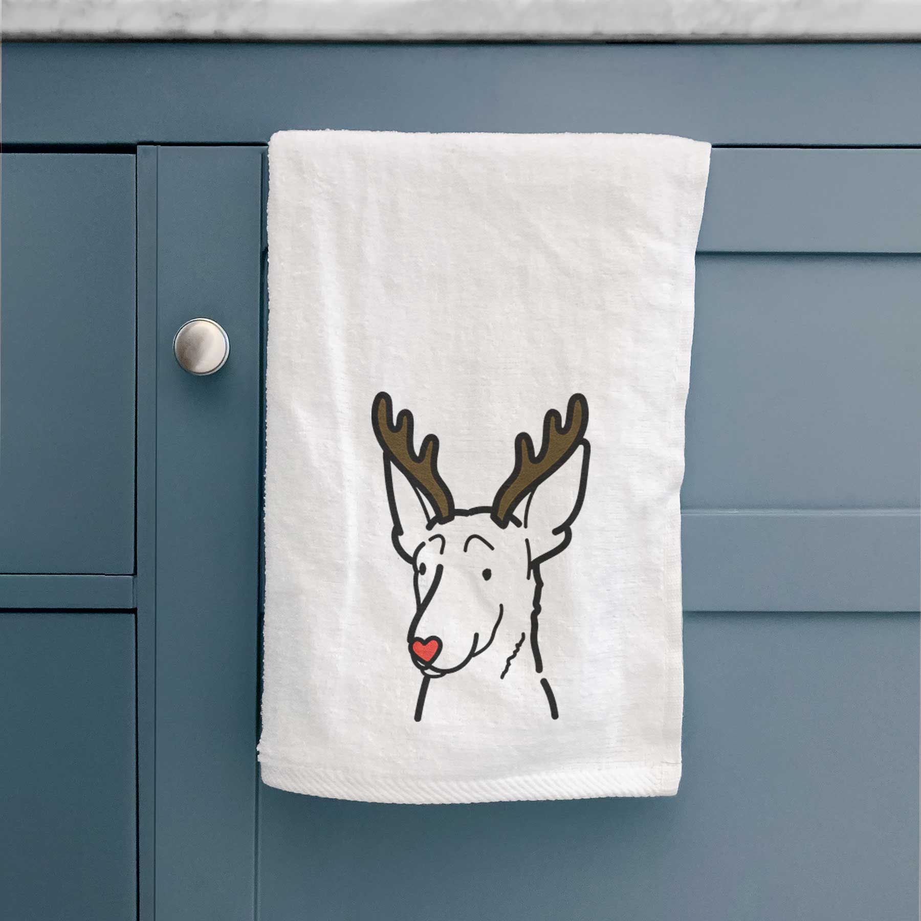 Red Nose Belgian Malinois - Decorative Hand Towel