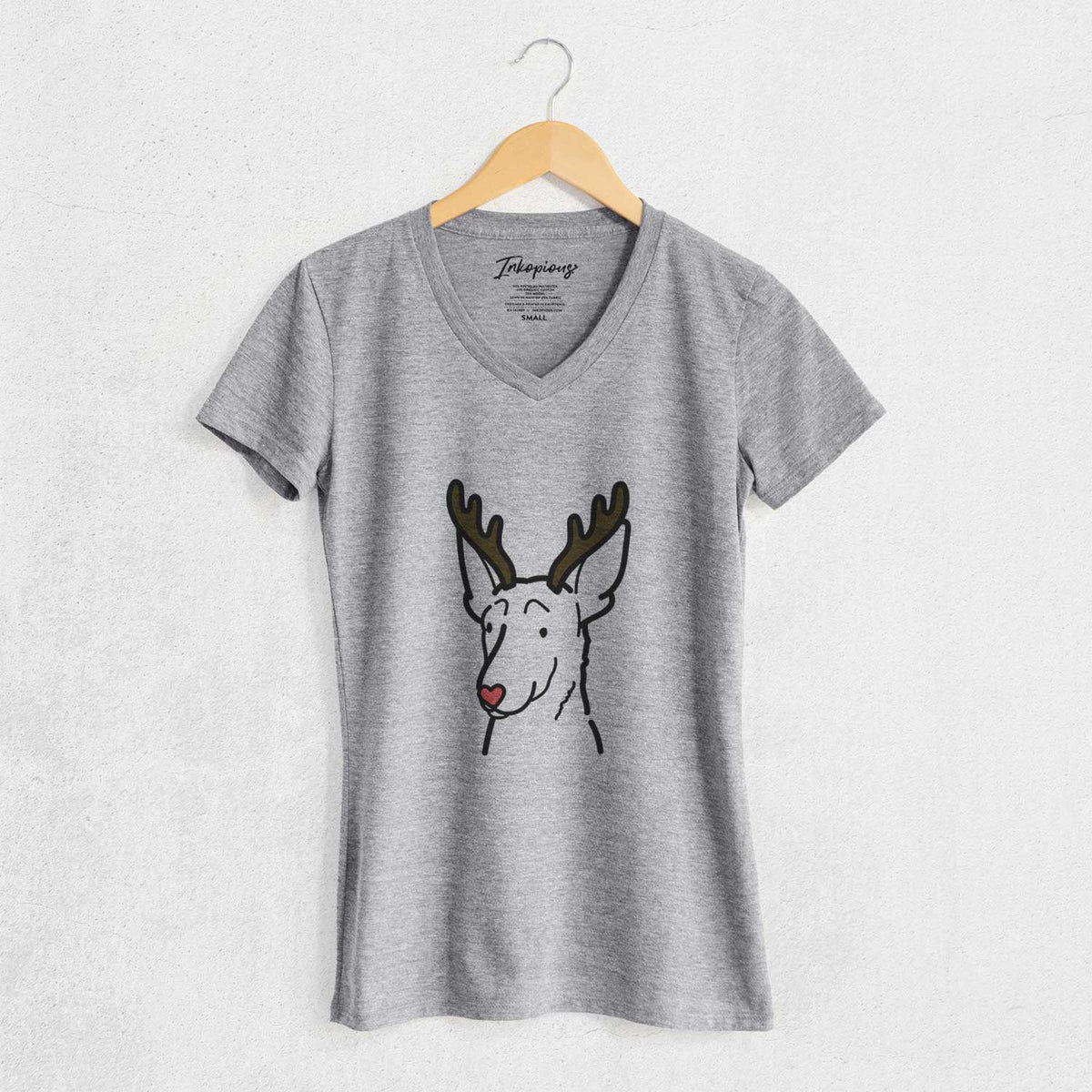 Red Nose Belgian Malinois - Women's V-neck Shirt