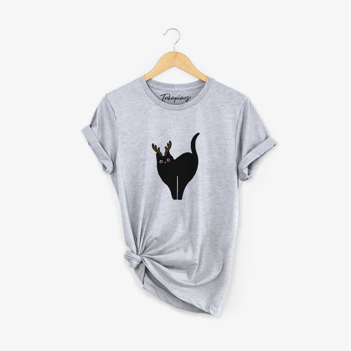 Red Nose Black Cat - Bella - Unisex Crewneck