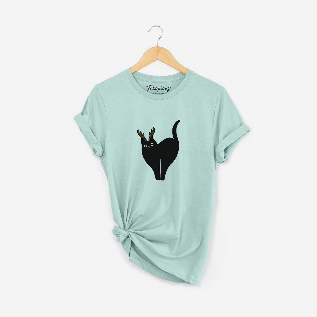 Red Nose Black Cat - Bella - Unisex Crewneck