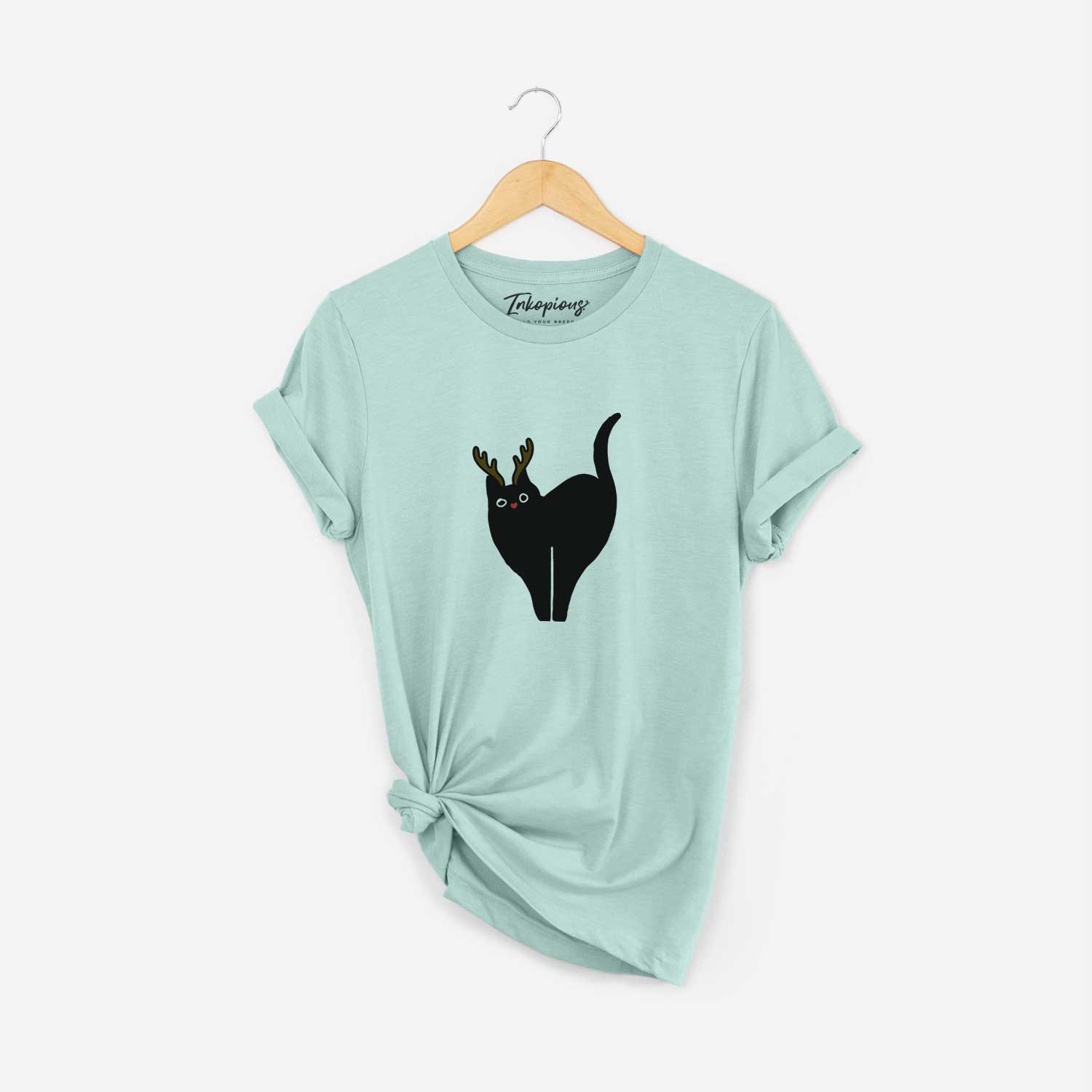 Red Nose Black Cat - Bella - Unisex Crewneck