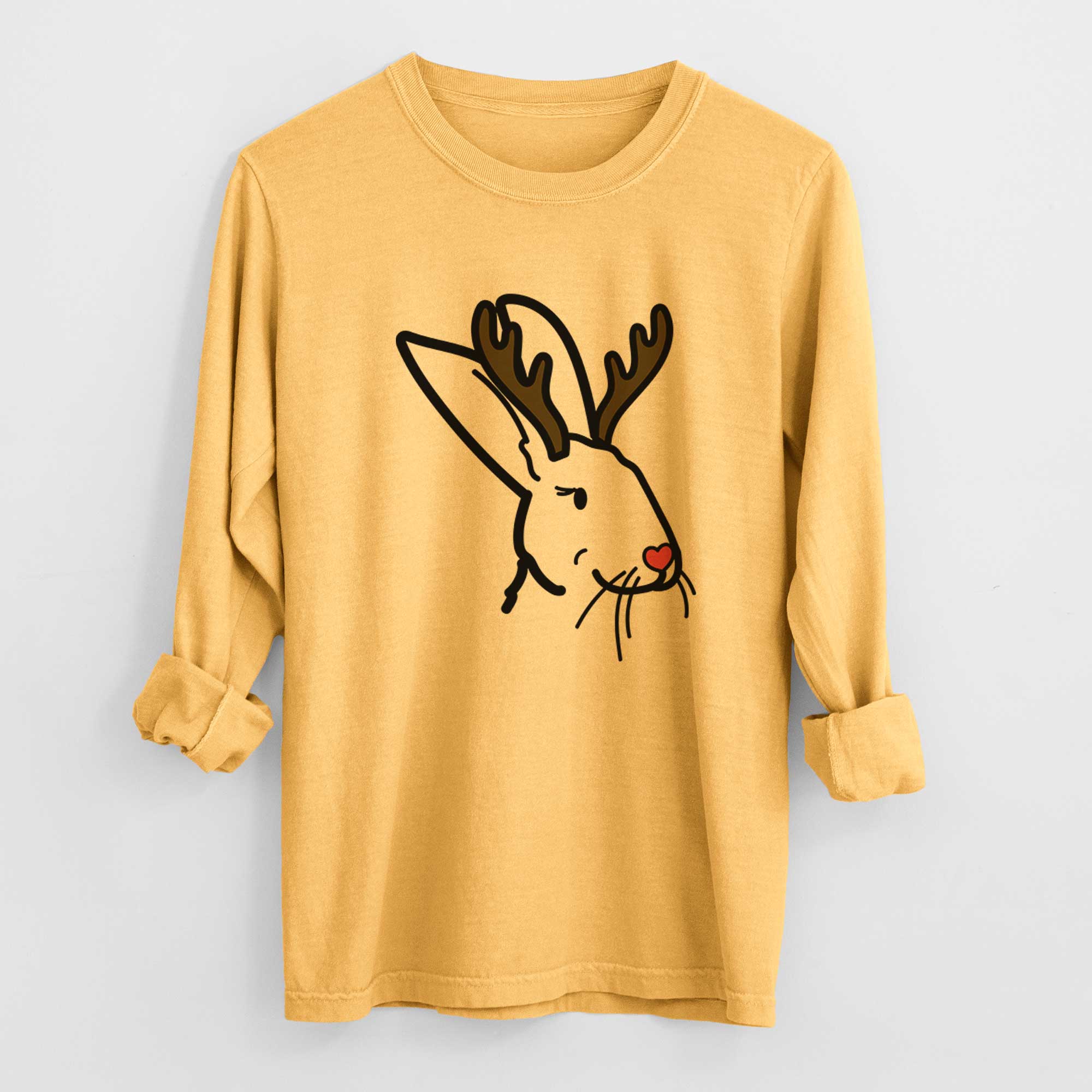 Red Nose Rex Rabbit - Betsy - Heavyweight 100% Cotton Long Sleeve