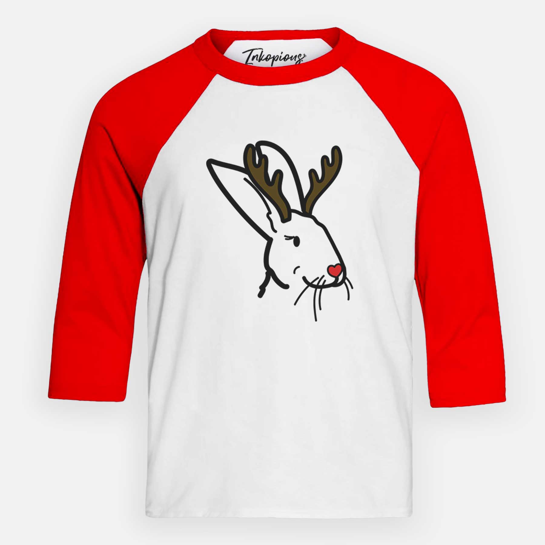 Red Nose Rex Rabbit - Betsy - Youth 3/4 Long Sleeve