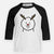 Red Nose Bichon Frise - Youth 3/4 Long Sleeve