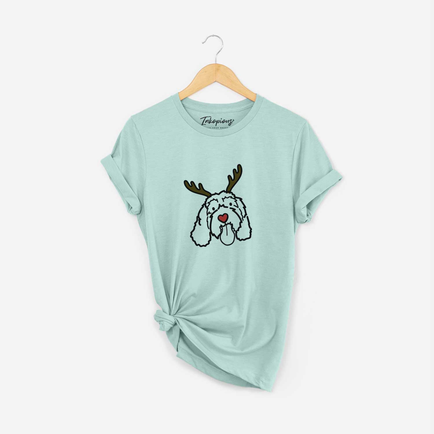 Red Nose Portguese Water Dog - Bo - Unisex Crewneck