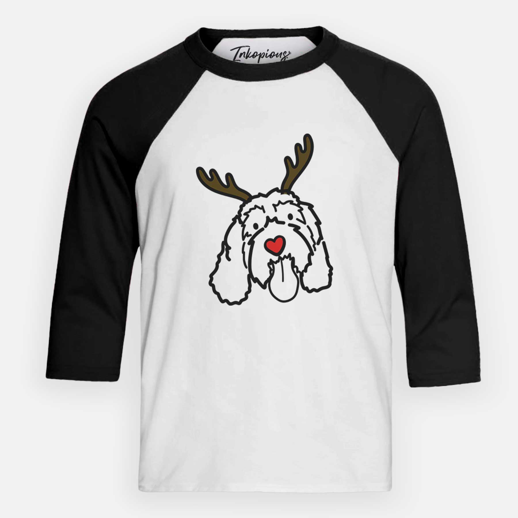 Red Nose Portguese Water Dog - Bo - Youth 3/4 Long Sleeve