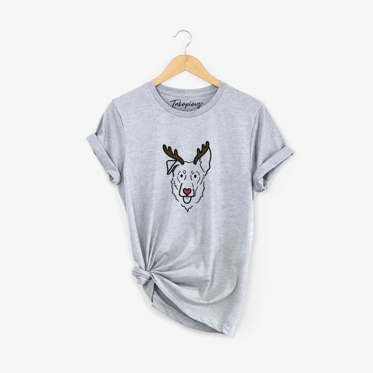Red Nose Shepherd Mix - Bodhi - Unisex Crewneck