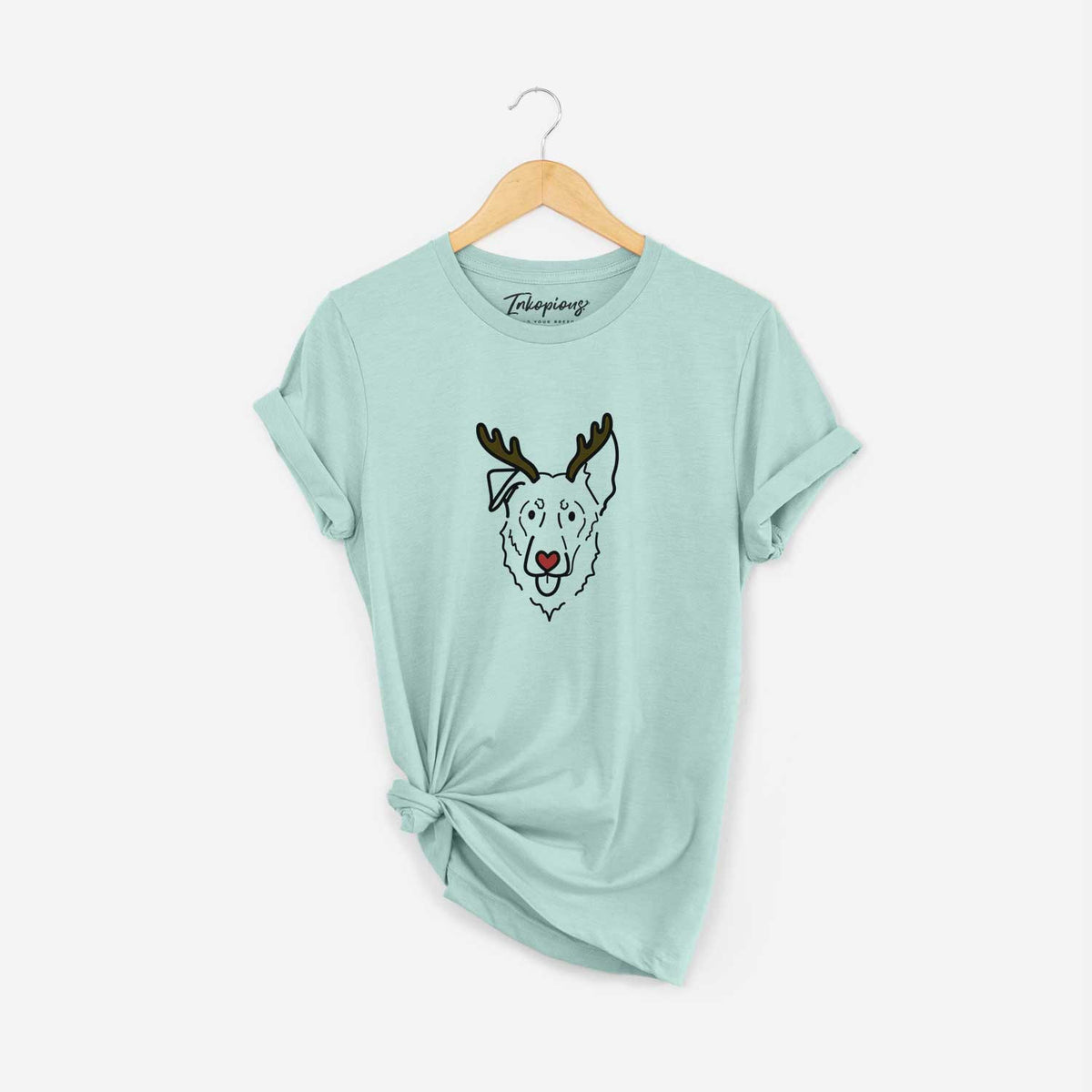 Red Nose Shepherd Mix - Bodhi - Unisex Crewneck