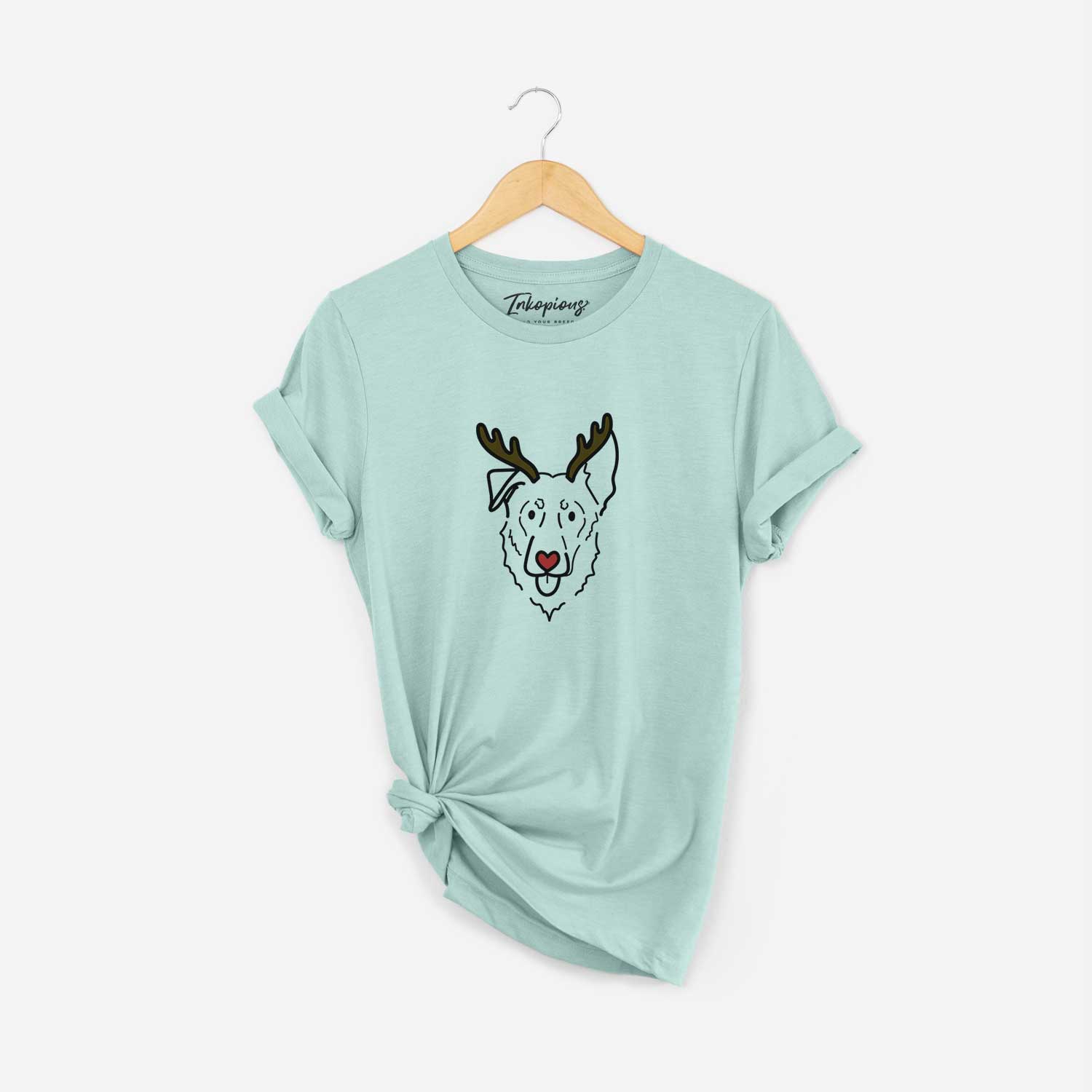 Red Nose Shepherd Mix - Bodhi - Unisex Crewneck